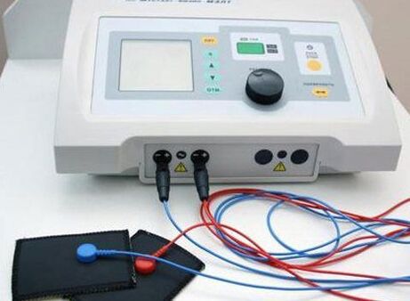 Zariadenie na elektroforézu - fyzioterapeutický postup pri prostatitíde