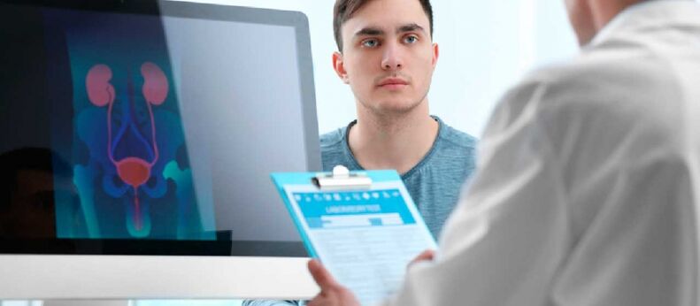 Konzultácia s lekárom pri prostatitíde